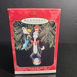 Hallmark Keepsake Cat in the Hat New Collectors Series‎ Ornament 1999 vintage